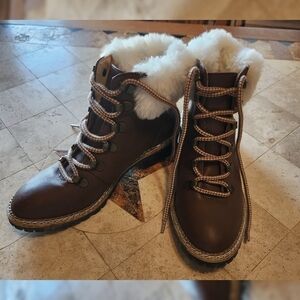 Express Faux Fur Boots Size 7